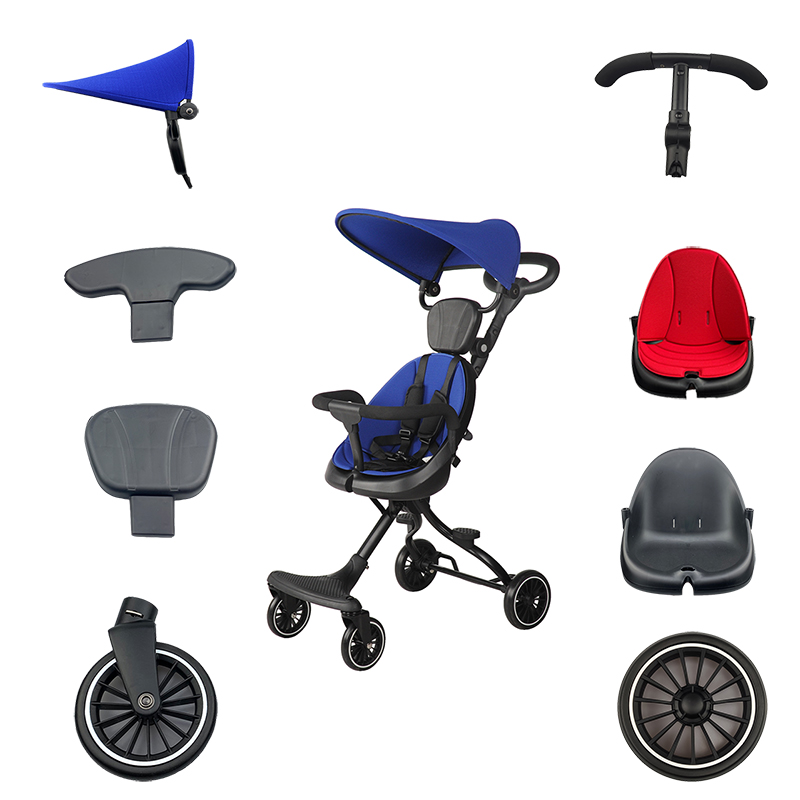 Baby good v1v3 children's baby artifact stroller sunshade cushion hanging basket headrest wheel armrest accessories