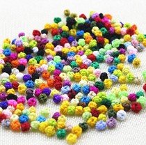 6mm button knots coil DIY bracelet wire rope handwoven Chinese knot ornament accessories Material small number Pineapple Knot