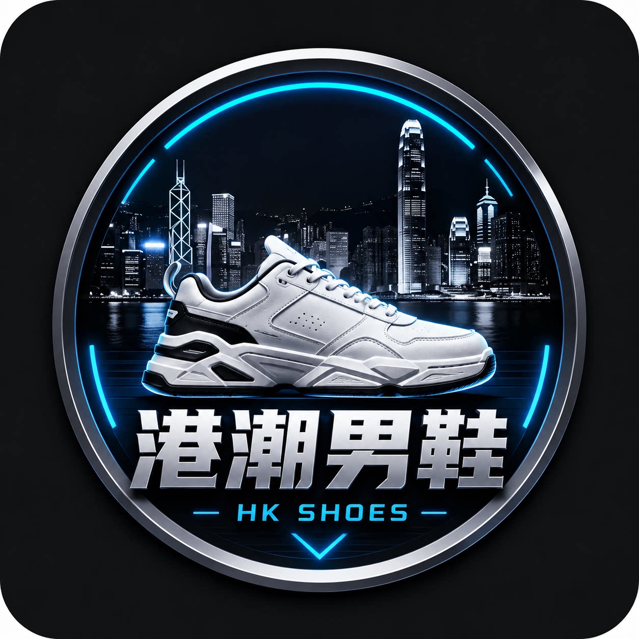 香港真皮潮流休闲男鞋