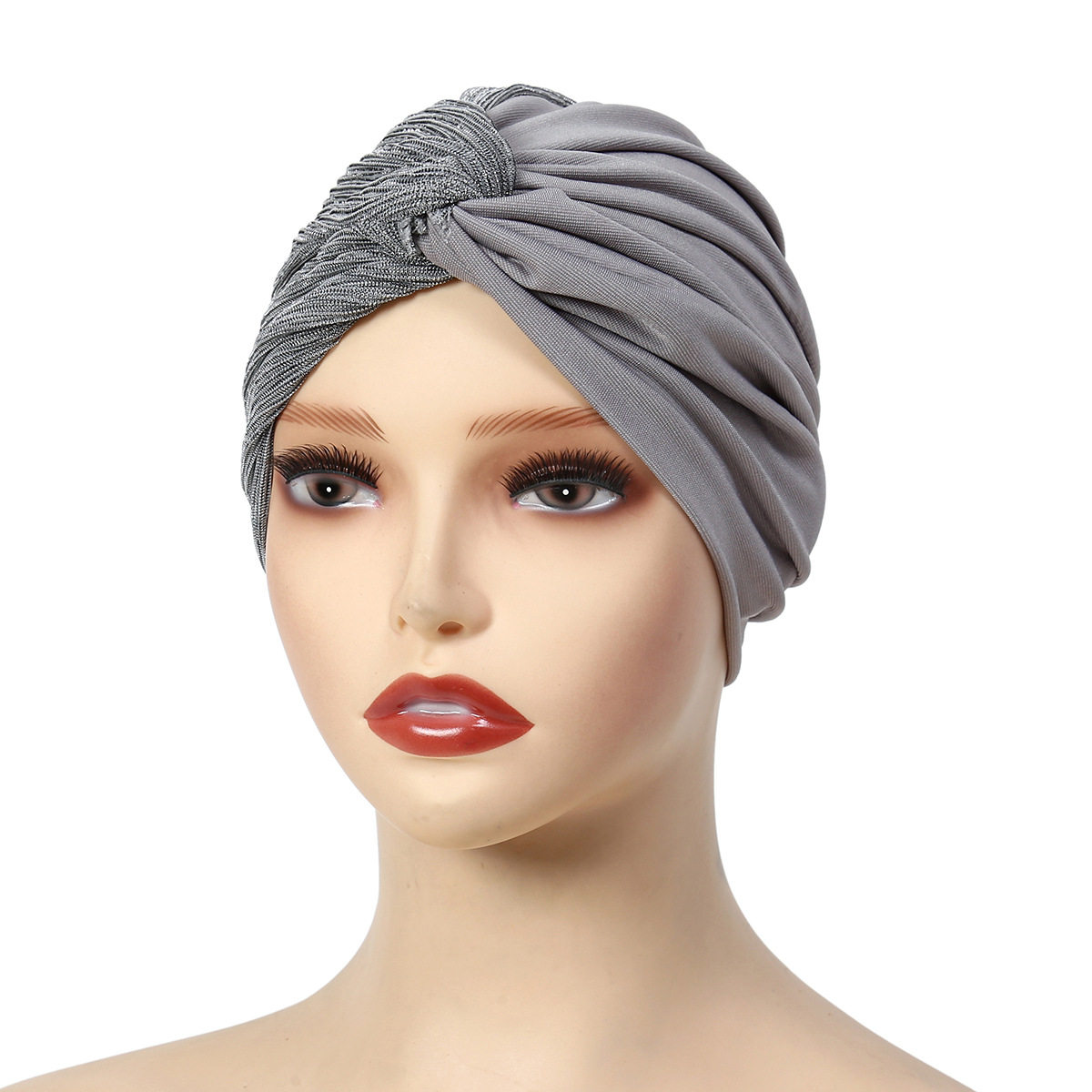 Turban cap hat поддержка шарф кепка многоцветный рукав голову шапку магический свет Шелк shally чалма кепка      