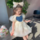 Girls summer dress 2023 new foreign style baby princess dress girl summer dress summer children's skirt