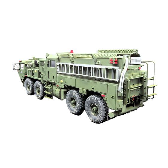 American M1142 Tactical Fire Truck Fire Fighter 1/72 Scale Static Finished Model