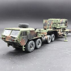Patriot Launch Vehicle Pac3 Type with 1/72 Hemtt A4 M983 Finished Scale Model