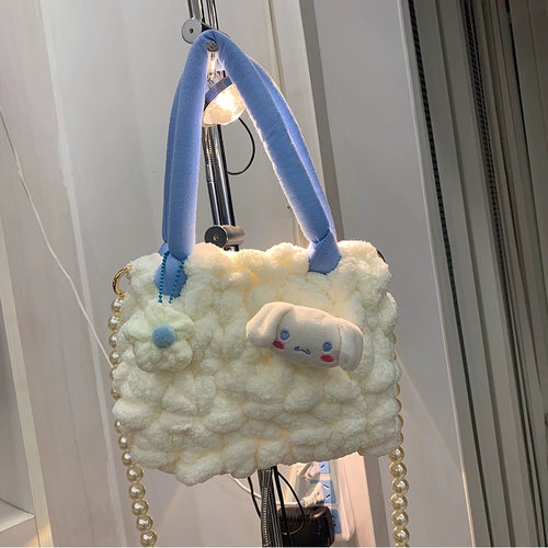 Хлопковая вязаная сумка ручной работы, набор материалов, облако, связать своими руками, подарок на день рождения