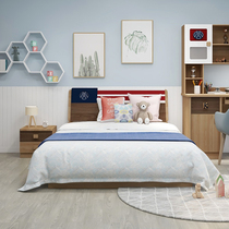 Jincai Life Childrens Room Teenage Boy Bed Desk Desk Flat Corner Wardrobe 1 5 m American
