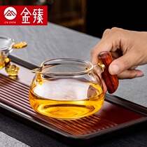 Side Treat Fair Cup Glass High-end Tea Set Tea Instrumental Heat Resistant Large Capacity Thickened Utilita Tea Tea Tea Set Accessories