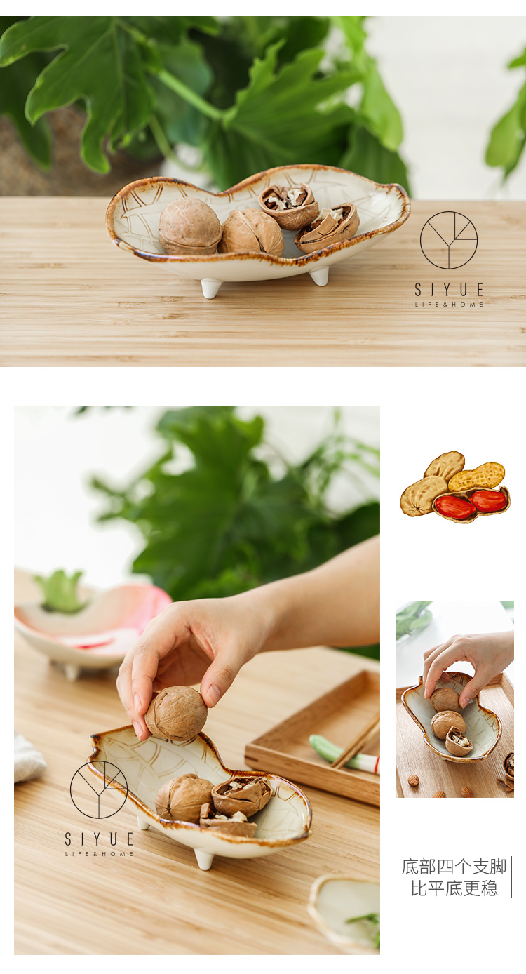 Boss on interesting and lovely small ceramic bowl of Japanese creative household single baby salad dessert bowl consisting of tableware