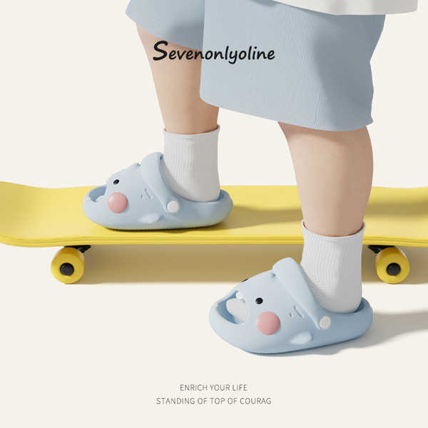 Kouyusha Kidsren's Slippers for Boys and Girls, New Summer Style Home-Use Eva Soft-Soled Baby Slippers — 2