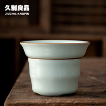 Long-made Good Products Ru Kiln Kongfu Tea Furniture Spare Parts Tea Filter Creative Ceramic Tea Septer Filter Tea Filter