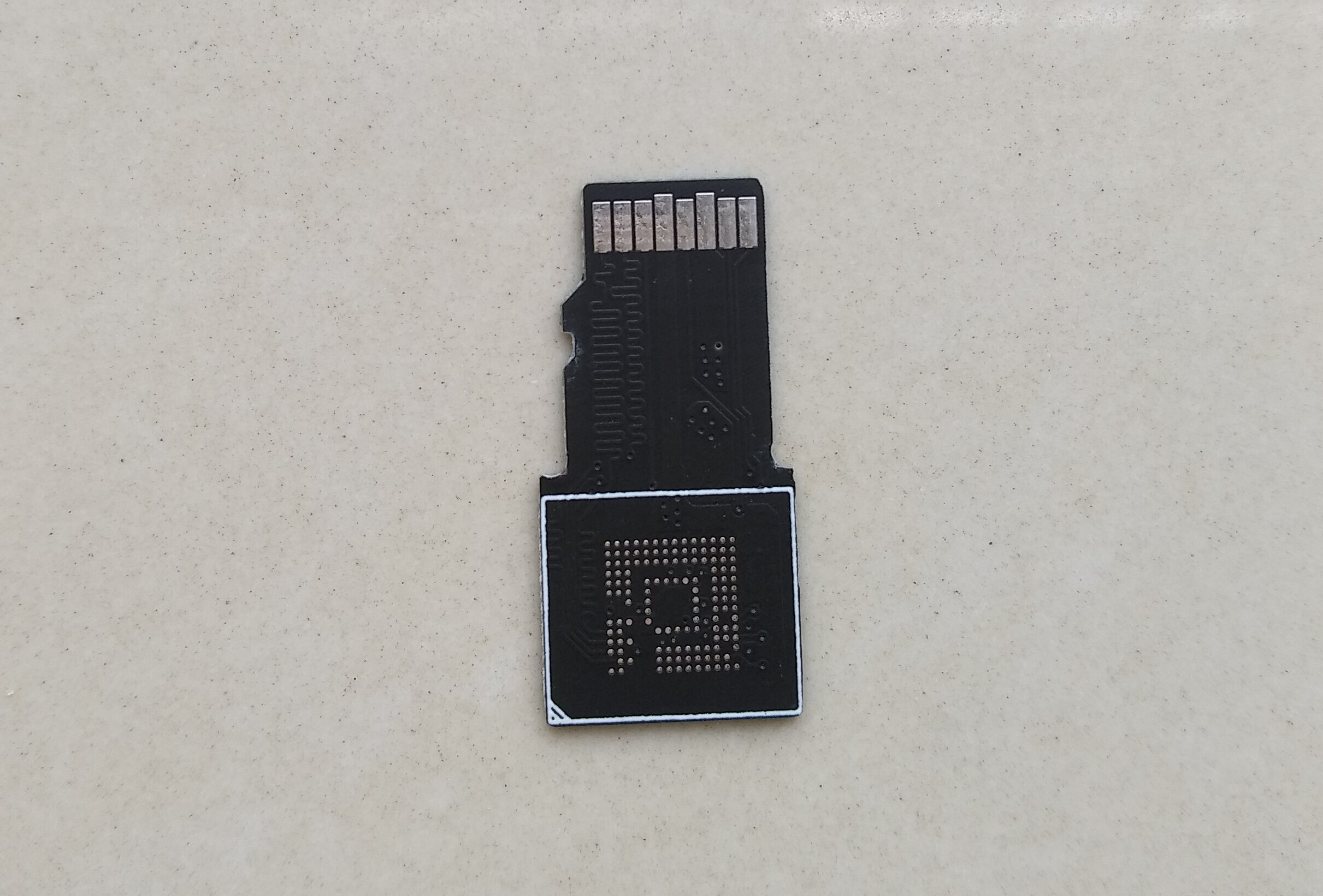 Mobile font adapter board thickness 0 8mm EMMC adapter board EMCP153 to EMMC to TF card adapter board