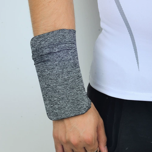 Дорожная спортивная эластичная дышащая сумка на запястье для спортзала подходит для мужчин и женщин, нарукавники для велоспорта, для бега