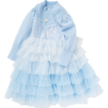 (Same style as Frozen IP mall) Balabala girl skirt dress baby princess cake dress