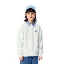 (Same style in the mall) Balabala childrens clothing boys sweatshirts autumn clothes 2024 girls long-sleeved childrens tops round neck