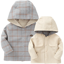 Balabala Boys Jackets Baby Autumn Windbreaker Childrens Clothes British Style Hooded Reversible