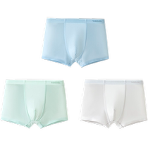 (Same style in shopping malls) Balabala boys boxer briefs childrens boxer shorts medium and large childrens antibacterial three-pack