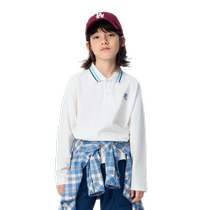 (Same style in the mall) Balabala childrens clothing boys long-sleeved T-shirt childrens bottoming shirt girls 2024 autumn tops