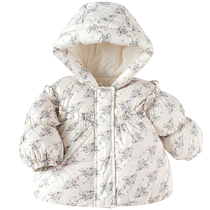 Balabala baby down jacket girls winter short coat warm and cute romantic French trend