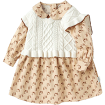 Barabbala Childrens Clothing Dress Two - piece Childrens Autumn Clothes