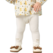 (Same style in the mall) Balabala childrens clothing girls pants trousers leggings 2024 new autumn clothing exquisite and cute