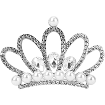 Balabala childrens headwear girls hair accessories cute and not harmful to hair crown sweet princess crown hair comb little girl