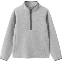 Balabala childrens clothing boys sweatshirts childrens long-sleeved autumn clothes 2024 new girls stand-up collar sports tops breathable