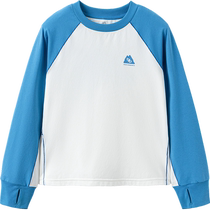 (bp) Balabala functional sports 24 autumn childrens raglan sleeve anti-wrinkle moisture absorption quick-drying antibacterial long-sleeved T-shirt