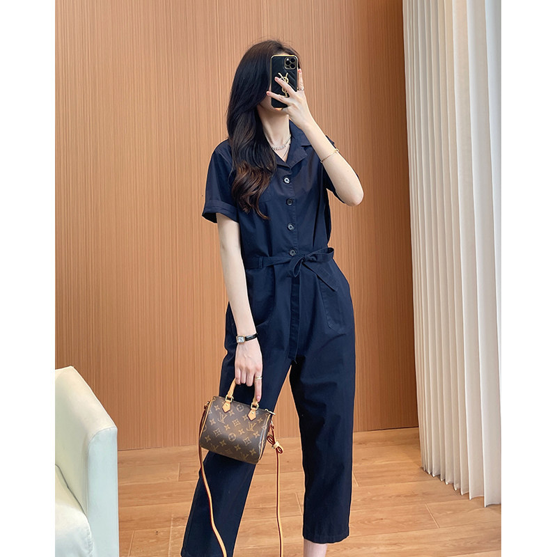 French-Style High-End Jumpsuit for Petite Women, 2026 New Summer Fashion, Elegant and Sophisticated Workwear Jumpsuit French-Style High-End Jumpsuit for Petite Women, 2026 New Summer Fashion, Elegant and Sophisticated Workwear Jumpsuit
