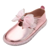 Туфли для кожаной обуви, небольшая детская обувь для принцессы, 2020, осенние, из натуральной кожи, мягкая подошва