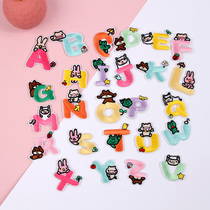 26 letter animal cartoon embroidery cloth patch childrens clothing hat decoration patch small embroidery patch patch patch patch patch patch