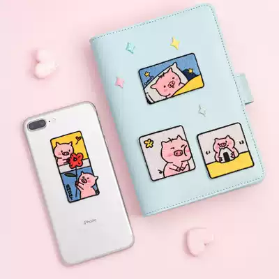 Couple pig embroidery cloth stickers Mobile phone stickers Hand ledger stickers Clothes decoration self-adhesive bags T-shirt jeans cloth stickers