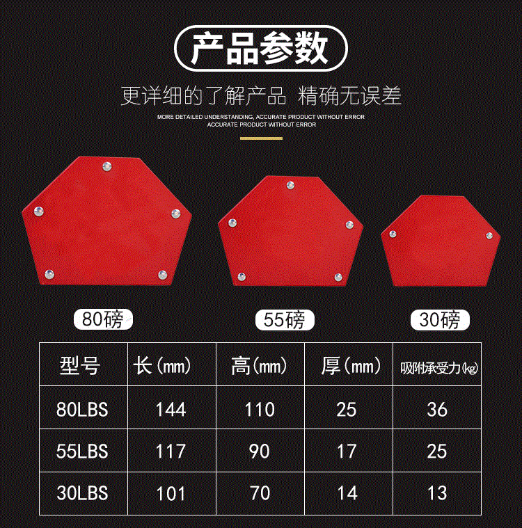 Sửa chữa nam châm khung cố định clip dụng cụ định vị công cụ hàn cố định hàn sửa góc từ 10.000 - Dụng cụ thủy lực / nâng giá bơm thủy lực bánh răng