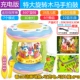 Carousel trống trống trống đồ chơi trẻ em 0-1 tuổi 2 bé giáo dục sớm câu đố phí lớn pat trống - Đồ chơi nhạc cụ cho trẻ em