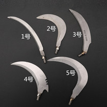 Water Grass Knife Fishing Mowing Grass Knife Reed Knife Portable Small Sickle Moontooth Grass Knife Cut Grass Sickle Water Grass Digging Pit Fishing Gear