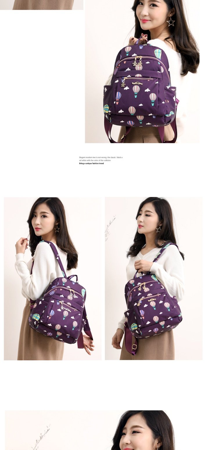 Ba lô nylon chống nước nữ 2018 xuân hè mới hoang dã Oxford vải sinh viên túi vải giản dị ba lô nhỏ - Ba lô balo công sở nữ