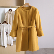 Welfare price 49 9 European series mid-length woolen jacket shopping mall brand counter discount womens clothing