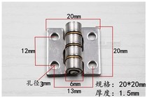 Hinge hinge hinge bathroom cabinet stainless steel thickened hardware built-in spring door closure half cover hinged box folding wood