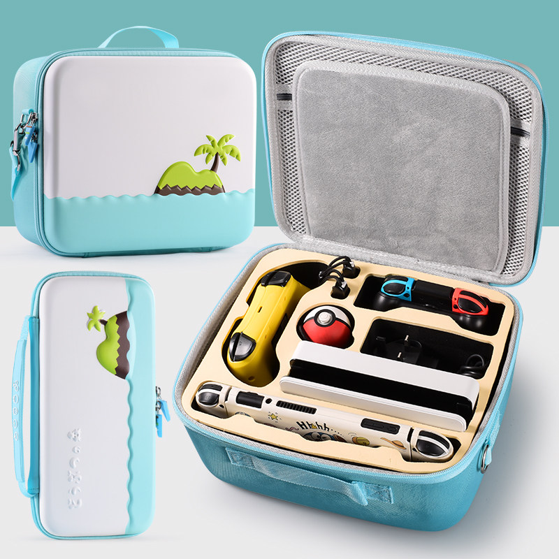 switchOLED containing bag full set accessories fitness ring containing box Mallio Animal Mori Friends will Nintendo oled new protective shell Hard shell portable NS Host Pro Handle containing box