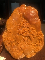 Northern Laos Tian Yellowstone swaying piece < Xiangshan Nine Old > Stone Sculpture Collection Craftsmanship Gifts Ancient Play Gold Stone Seal Engraving