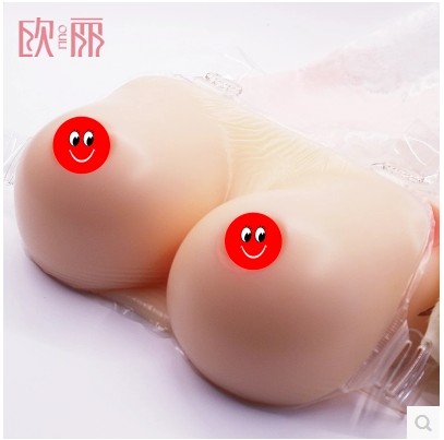 Pseudo-girl breasts disguise anchor fake boobs cos male fake breast silicone one-piece pad thickened simulation female lightweight