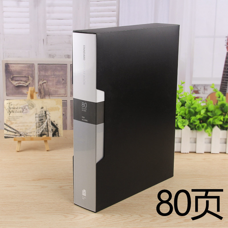 Tree Defiles Clips Transparent Inserts bag a4 folder inserts Page multilayer 80 pages Data Book loose-leaf Business office