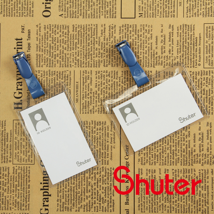 Tree Delight Transparent PVC Exhibition Pass Access Control Document Card Hanging Card Chest Card Cover Employee Factory Card Work License