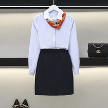 Striped professional suit suit suit women autumn and winter business dress female art test bank sales department work clothes professional temperament