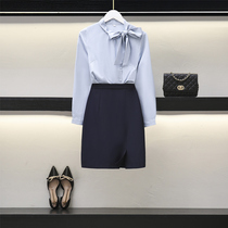 Professional wear womens suits fashion beauty salon work clothes dress female stewardess shirt dress front desk overalls women Autumn