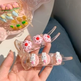 Детская маленькая мультяшная заколка-крабик, аксессуар для волос, заколка для волос