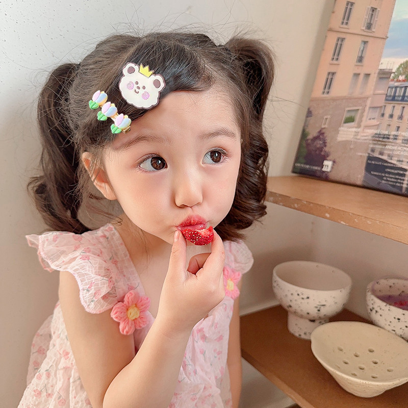 2026新款儿童发夹小女孩漂亮公主发卡女童宝宝小夹子头饰碎发发饰 — 2