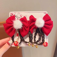 5 # красивые заколки для волос в горошек [одна пара]