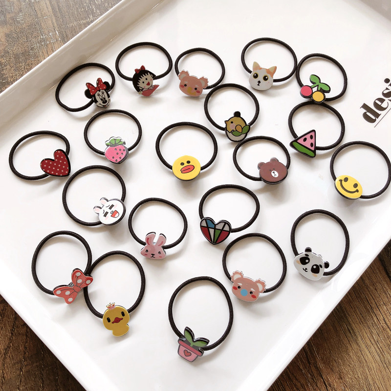 Baby baby hair band children rubber band hair does not hurt hair small rubber band female Korean cute small hair band