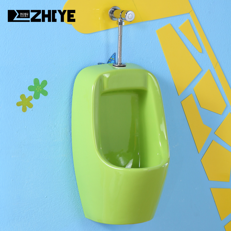 Kindergarten engineering color urine ceramic cartoon baby pee pool boy pee pot pot high temperature glaze pee