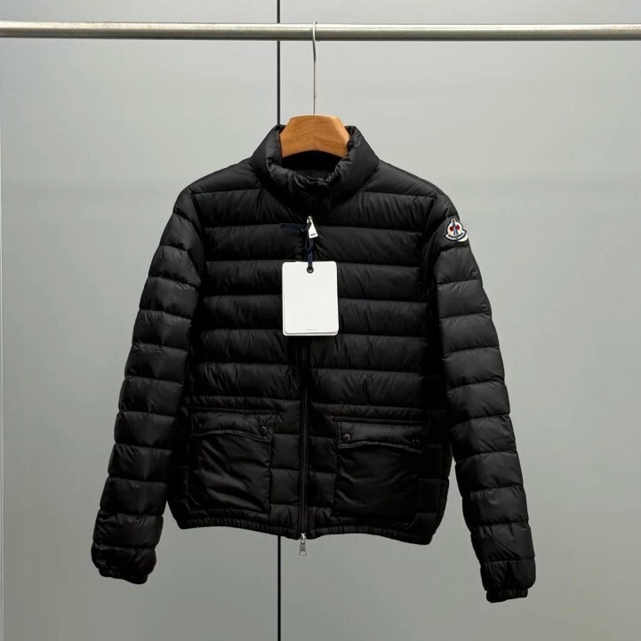 Top Choice! Lans Lightweight Stand-Collar Short down Jacket with 90% Goose Down, Same Style as Sun Li, Women's Short Coat