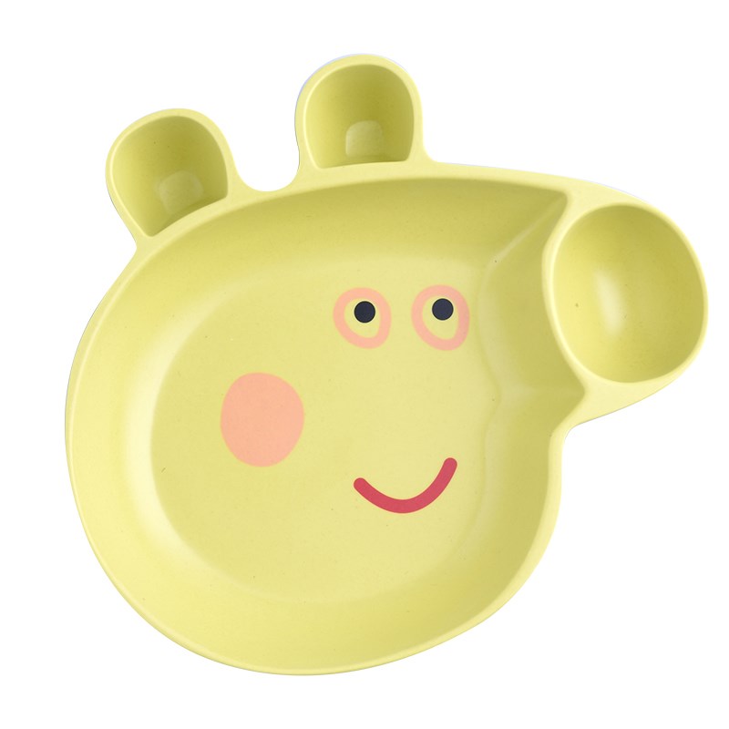 Baby plate tableware children creative cartoon meal plate drop, lovely home kindergarten particulary if plate suit